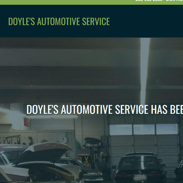 Doyle's Automotive website by WebCami