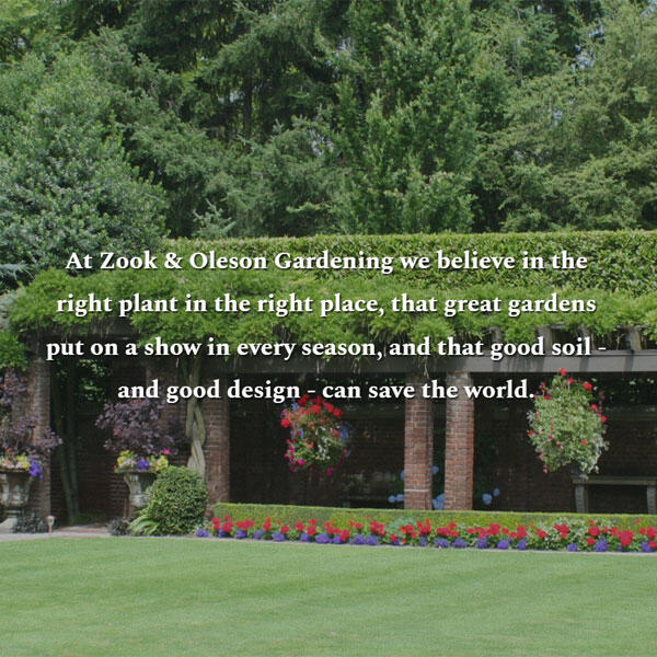 Zook & Oleson Gardening website by WebCami