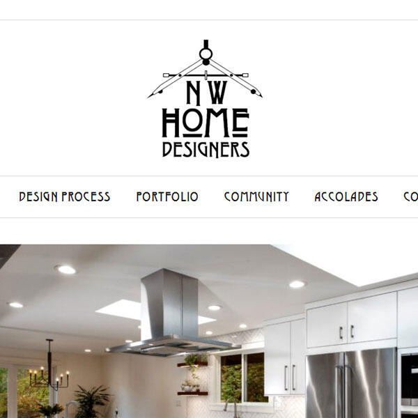 NW Home Designers website by WebCami