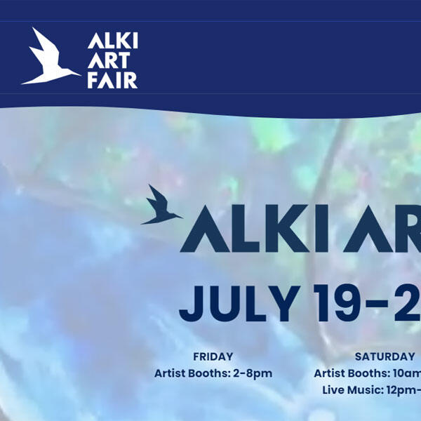 Alki Art Fair website by WebCami