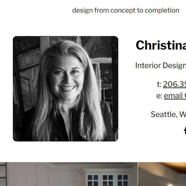 Blondin Design website by WebCami