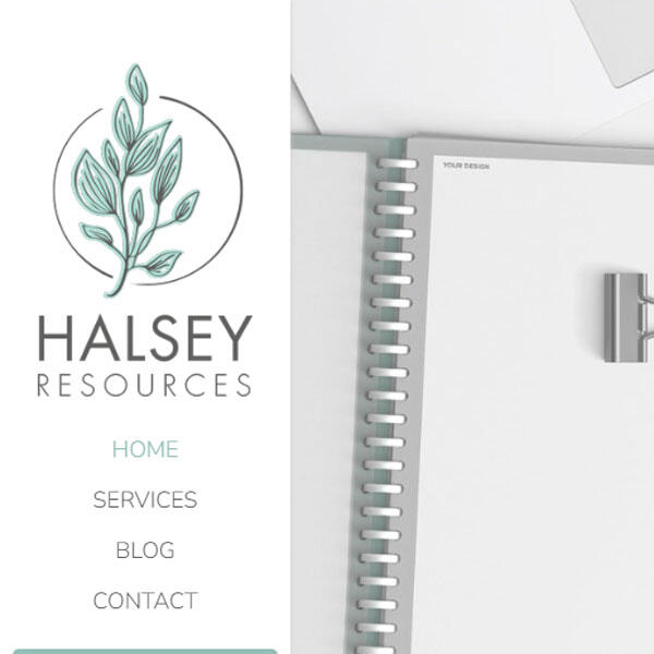 Halsey Resources website by WebCami