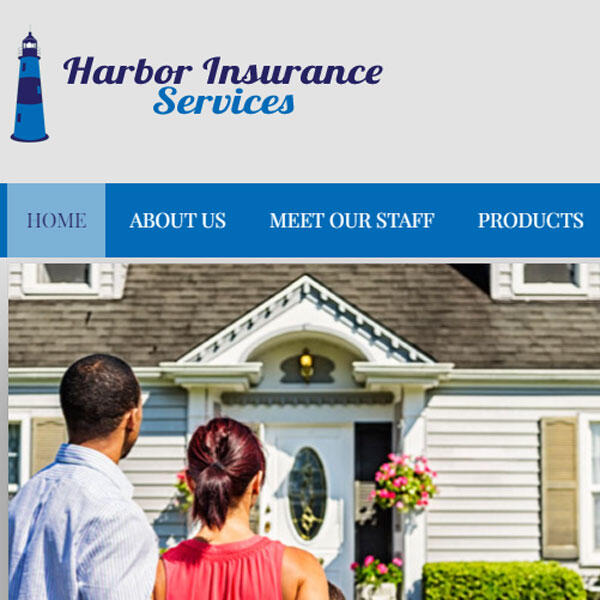 Harbor Insurance Services website by WebCami