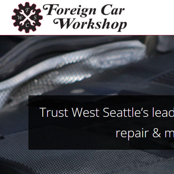 Foreign Car Workshop website by WebCami